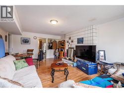 View from living room on the main/first level looking towards the kitchen - 