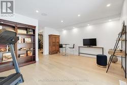 Lower level - Media room/Gym - 