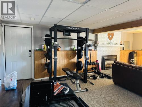 132 Lakeview Avenue, Williams Lake, BC - Indoor Photo Showing Gym Room