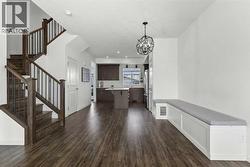 Dining space features a built in nook with custom lighting - 