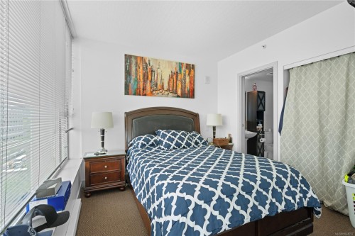 606-760 Johnson St, Victoria, BC - Indoor Photo Showing Bedroom