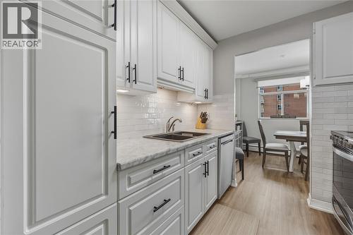 10 Derby Lane Unit# 401, Sarnia, ON - Indoor Photo Showing Kitchen With Double Sink With Upgraded Kitchen