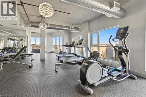 1 Victoria Street S Unit# 1113, Kitchener, ON - Indoor Photo Showing Gym Room