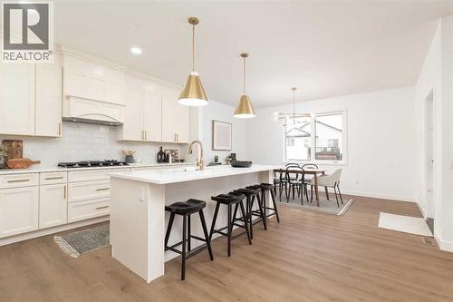 332 Rivergrove Chase W, Lethbridge, AB - Indoor Photo Showing Kitchen With Upgraded Kitchen