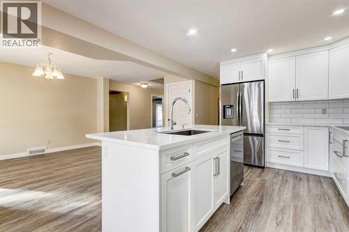 83 Hawkfield Crescent Nw, Calgary, AB - Indoor Photo Showing Kitchen With Stainless Steel Kitchen With Upgraded Kitchen