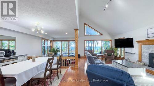 128 Thornridge Road, Meaford, ON - Indoor With Fireplace