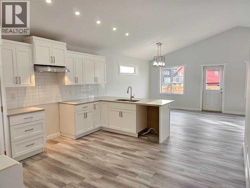 SAMPLE - 9211 94A Avenue, Wembley, AB - Indoor Photo Showing Kitchen With Double Sink