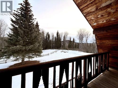 7671 Rutherford Road, Bridge Lake, BC - Outdoor With Balcony With Exterior