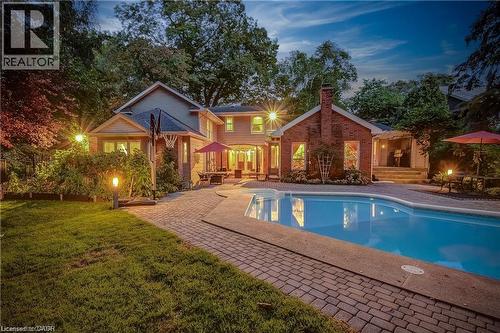 3021 Lakeshore Road, Burlington, ON - Outdoor With In Ground Pool