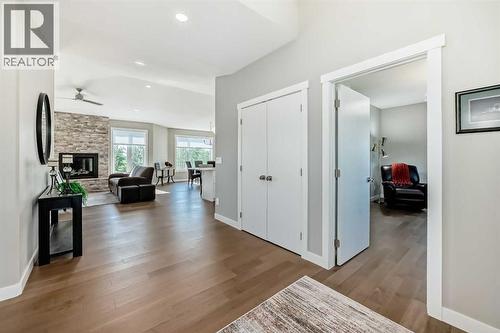 3 - 255049 Township Rd 432, Rural Ponoka County, AB - Indoor With Fireplace