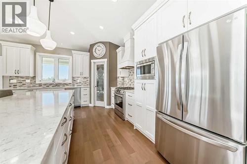 3 - 255049 Township Rd 432, Rural Ponoka County, AB - Indoor Photo Showing Kitchen With Stainless Steel Kitchen With Upgraded Kitchen