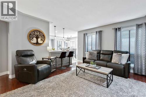 LR TO Kitchen - 7 Mountain Park Circle Se, Calgary, AB - Indoor Photo Showing Living Room