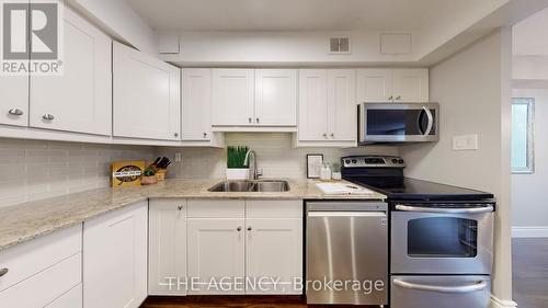 119 - 60 Southport Street N, Toronto, ON - Indoor Photo Showing Kitchen With Stainless Steel Kitchen With Double Sink