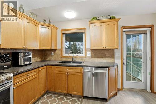 22 Lampard Crescent, Red Deer, AB - Indoor Photo Showing Kitchen With Double Sink