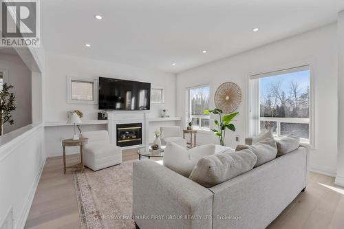 796 Audley Road S, Ajax, ON - Indoor Photo Showing Living Room With Fireplace