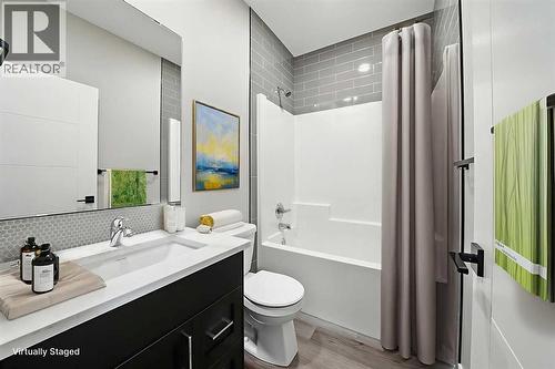 25 Murphy Close, Blackfalds, AB - Indoor Photo Showing Bathroom