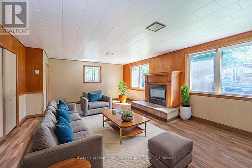 2139 Adjala-Tecumseth Townline, New Tecumseth, ON - Indoor Photo Showing Living Room With Fireplace