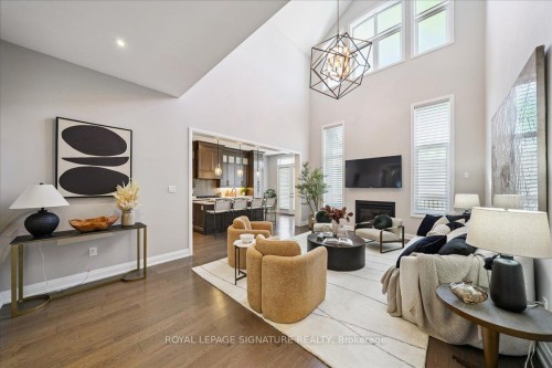 398 Frontier Court, Pickering, ON - Indoor With Fireplace