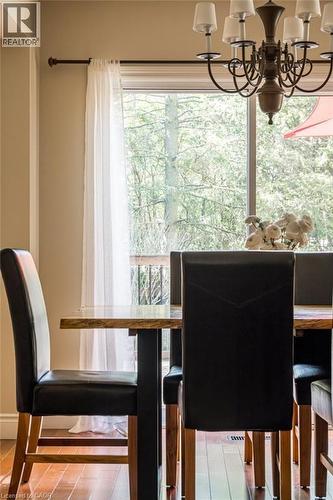 Dining space with a chandelier - 330 Strathcona Drive, Burlington, ON - Indoor Photo Showing Other Room