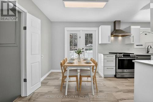 dining set virtually staged - 4864 Michelle Drive, Greater Sudbury (Sudbury), ON - Indoor