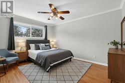 virtually staged bedroom - 