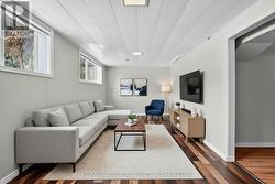 Rec room virtually staged - 