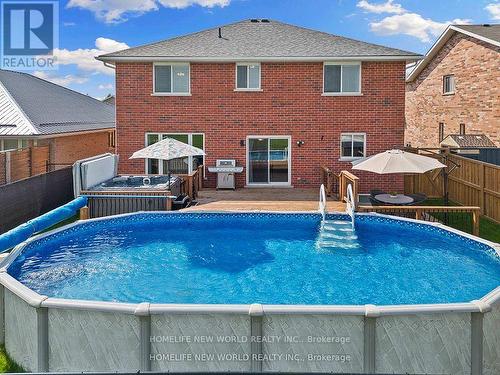 24 Kipling Drive, Belleville, ON - Outdoor With Above Ground Pool With Deck Patio Veranda With Exterior