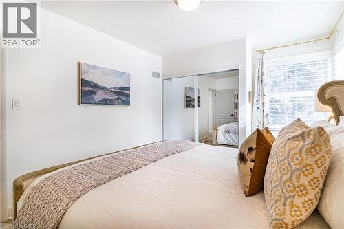 Large master bedroom with spectacular forest view - 3 Fallsview Road, Hamilton, ON - Indoor Photo Showing Bedroom