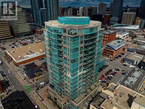 Aerial View of the Xenex on 12th - 701, 788 12 Avenue Sw, Calgary, AB - Outdoor With View