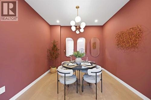 351 Waterford Grove, Chestermere, AB - Indoor Photo Showing Dining Room