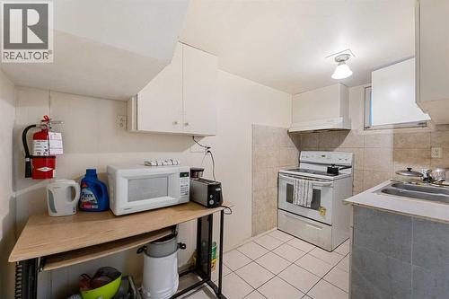 216 15 Avenue Nw, Calgary, AB - Indoor Photo Showing Kitchen With Double Sink