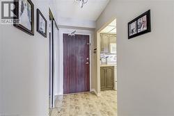 Corridor with a textured ceiling - 