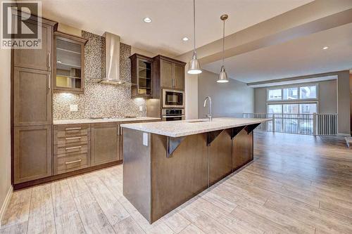 70 Masters Crescent Se, Calgary, AB - Indoor Photo Showing Kitchen With Upgraded Kitchen