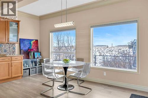 100 Cougarstone Manor Sw, Calgary, AB - Indoor Photo Showing Dining Room
