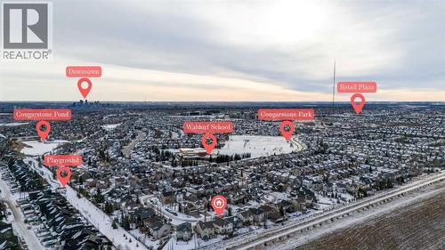 100 Cougarstone Manor Sw, Calgary, AB - Outdoor With View