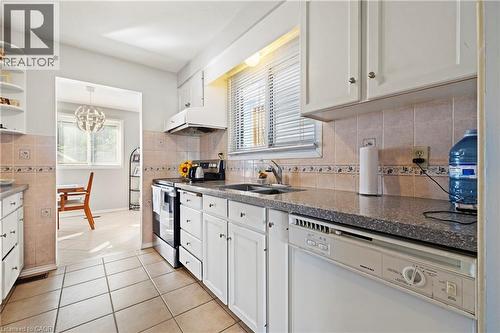135 West Avenue N, Hamilton, ON - Indoor Photo Showing Kitchen With Double Sink
