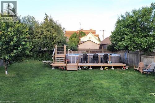 Pool in summer - 19 East 17Th Street, Hamilton, ON - Outdoor With Deck Patio Veranda