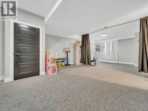Rec room featuring carpet and baseboards - 3374 Oriole Drive, London, ON - Indoor Photo Showing Other Room