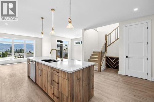 1025 Kitson Court, West Kelowna, BC - Indoor Photo Showing Kitchen With Double Sink