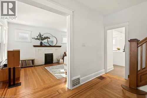 46 Connaught Avenue S, Hamilton, ON - Indoor Photo Showing Other Room With Fireplace