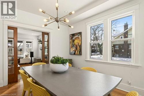 46 Connaught Avenue S, Hamilton, ON - Indoor Photo Showing Dining Room