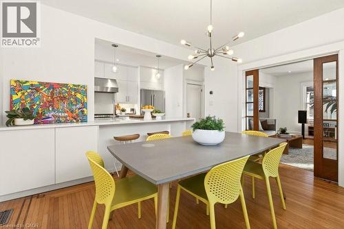46 Connaught Avenue S, Hamilton, ON - Indoor Photo Showing Dining Room