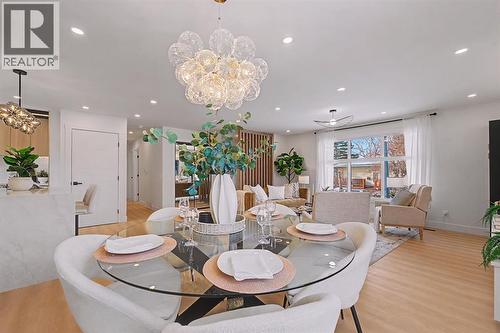 204 Martell Road Ne, Calgary, AB - Indoor Photo Showing Dining Room