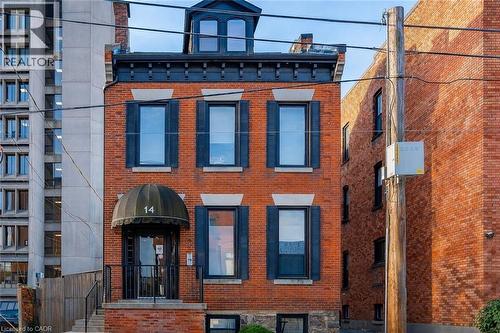 View of front facade featuring brick siding - 14 Forest Avenue, Hamilton, ON - Outdoor With Facade