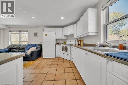 24 Columbia Street W, Waterloo, ON - Indoor Photo Showing Kitchen With Double Sink