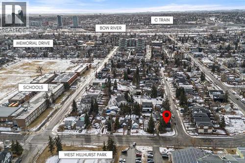 1929 6 Avenue Nw, Calgary, AB - Outdoor With View