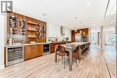 2614 21 Street Sw, Calgary, AB - Indoor Photo Showing Dining Room