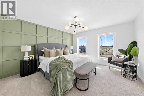 Primary bedroom - 7 Lakewood Point, Strathmore, AB - Indoor Photo Showing Bedroom