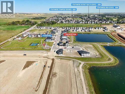 7 Lakewood Point, Strathmore, AB - Outdoor With Body Of Water With View