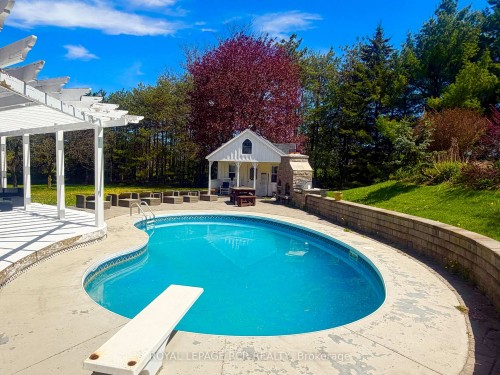 6000 Eighth Line, Erin, ON - Outdoor With In Ground Pool With Backyard